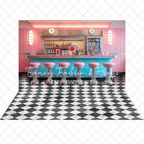 Rockin Retro Pastel Diner - 2pc Set