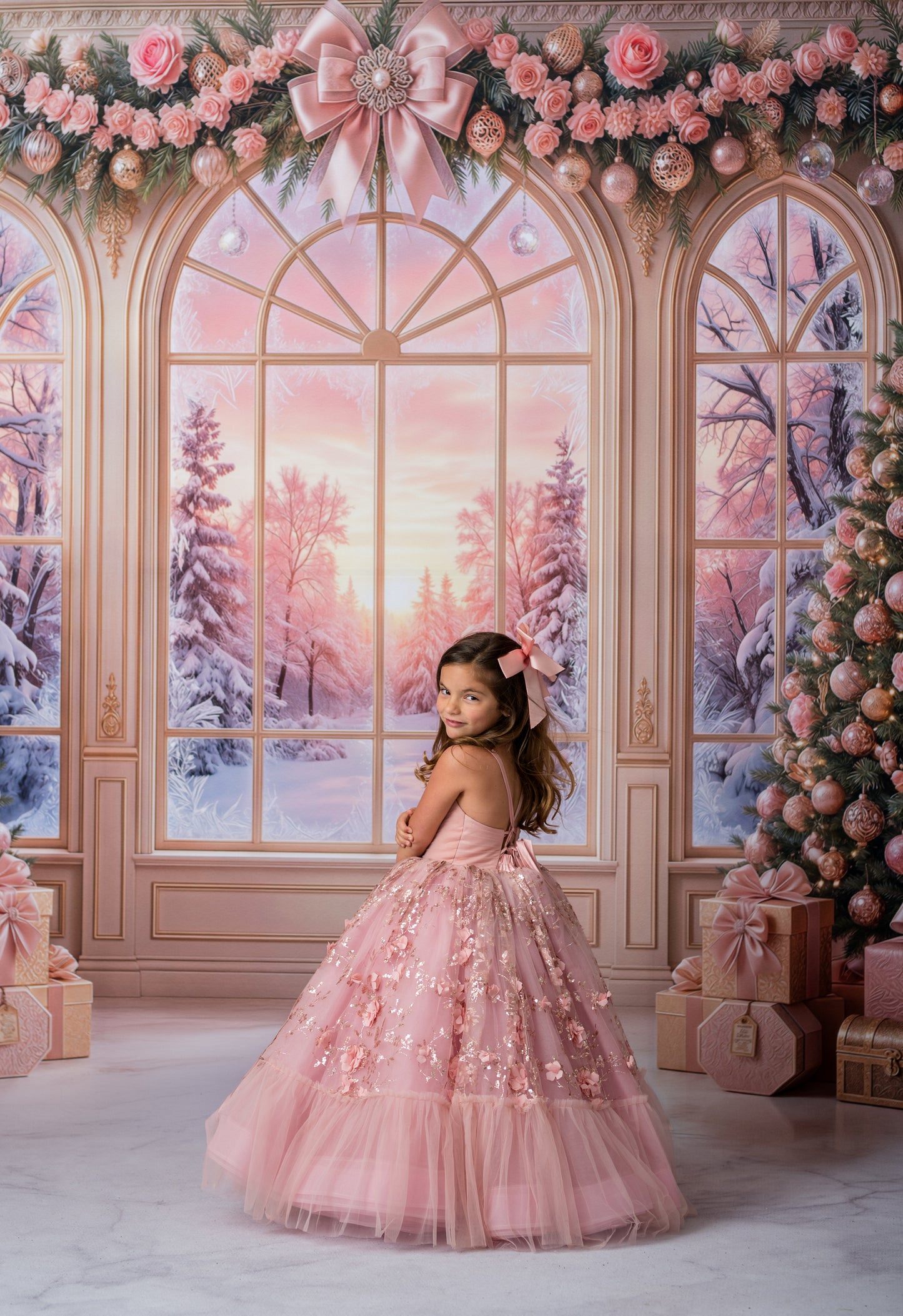 Presently Pink Palace - with Sweep Option