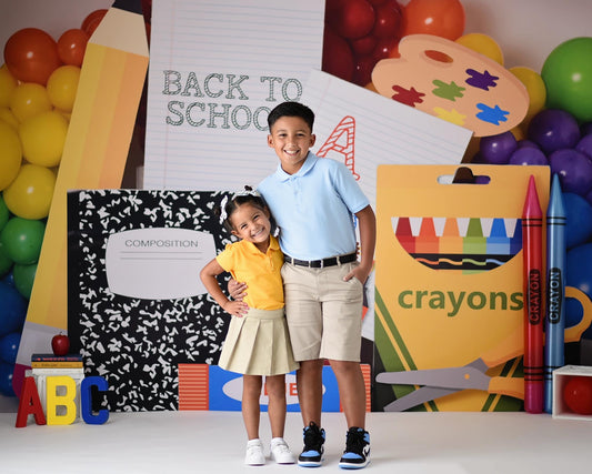 RTS Primary School - 10x7' Wrinkle-Free Fabric - Head Strikes - 60% Off