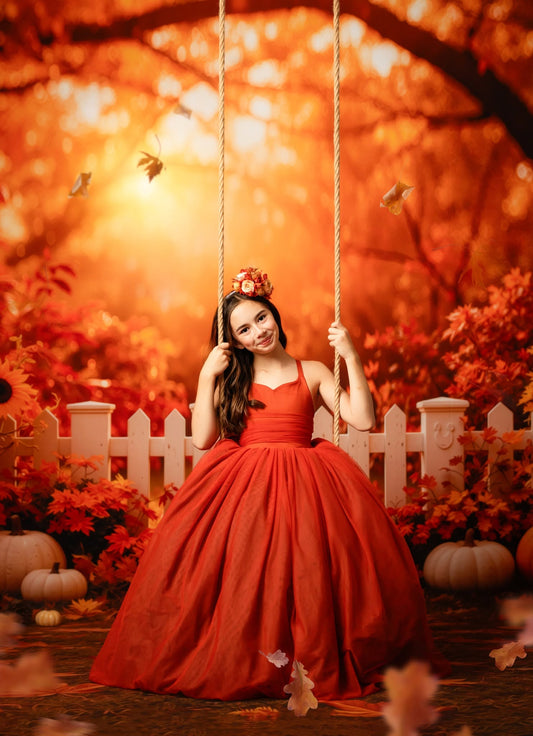 Pumpkin Patch Garden - With Sweep Option