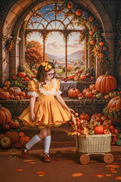 Pumpkin Patch Paradise - With Sweep Option