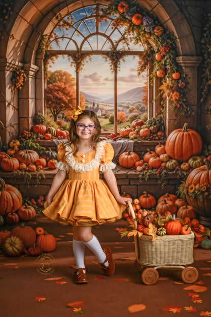 Pumpkin Patch Paradise - With Sweep Option