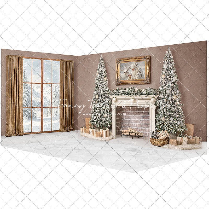 Gilded Golden Santa Room - Room Set
