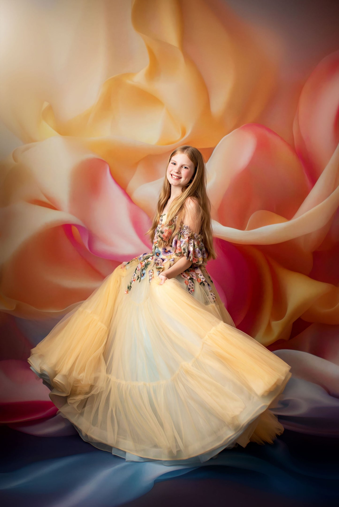 Rainbow Cascade Silks