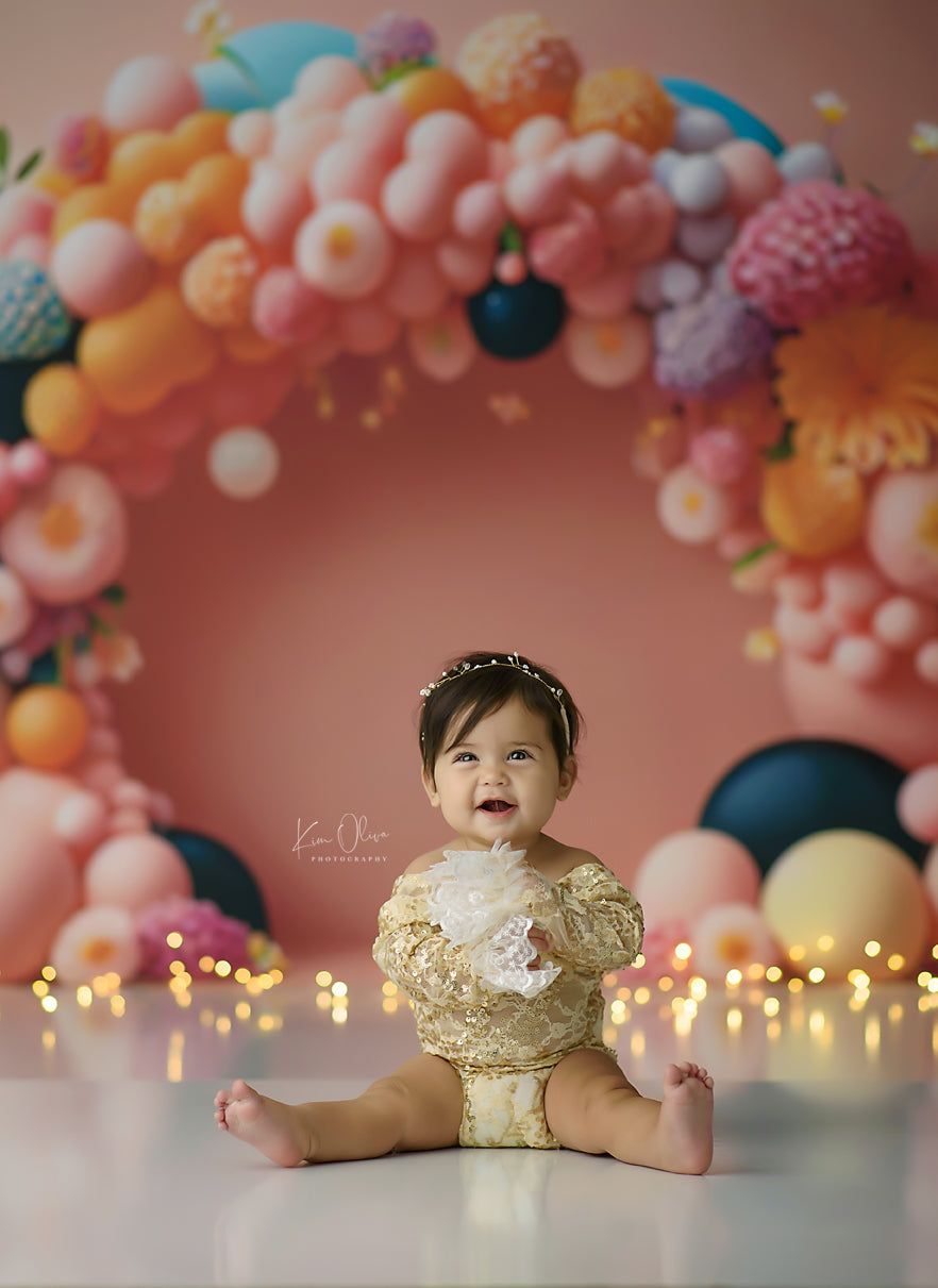 Rainbow Princess Paradise - Balloon Arch