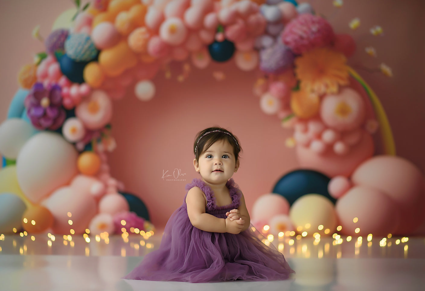 Rainbow Princess Paradise - Balloon Arch