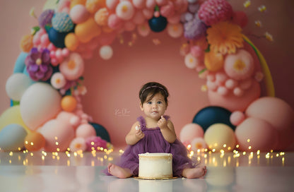 Rainbow Princess Paradise - Balloon Arch