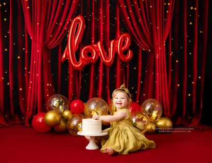 Red Carpet Glam - With Sweep Option