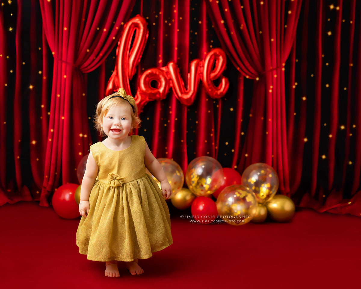 Red Carpet Glam - With Sweep Option