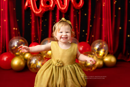 Red Carpet Glam - With Sweep Option