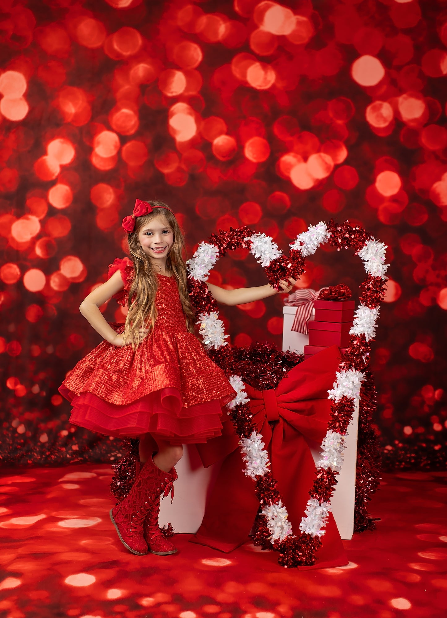 Red Shimmering Stage - Sweep Sizes Only