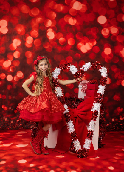 Red Shimmering Stage - Sweep Sizes Only