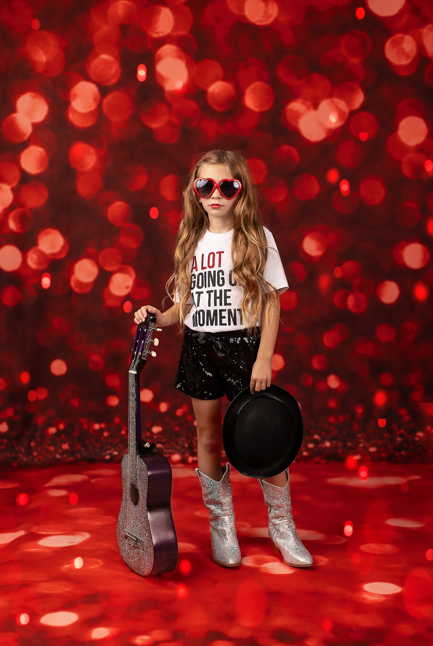 Red Shimmering Stage - Sweep Sizes Only