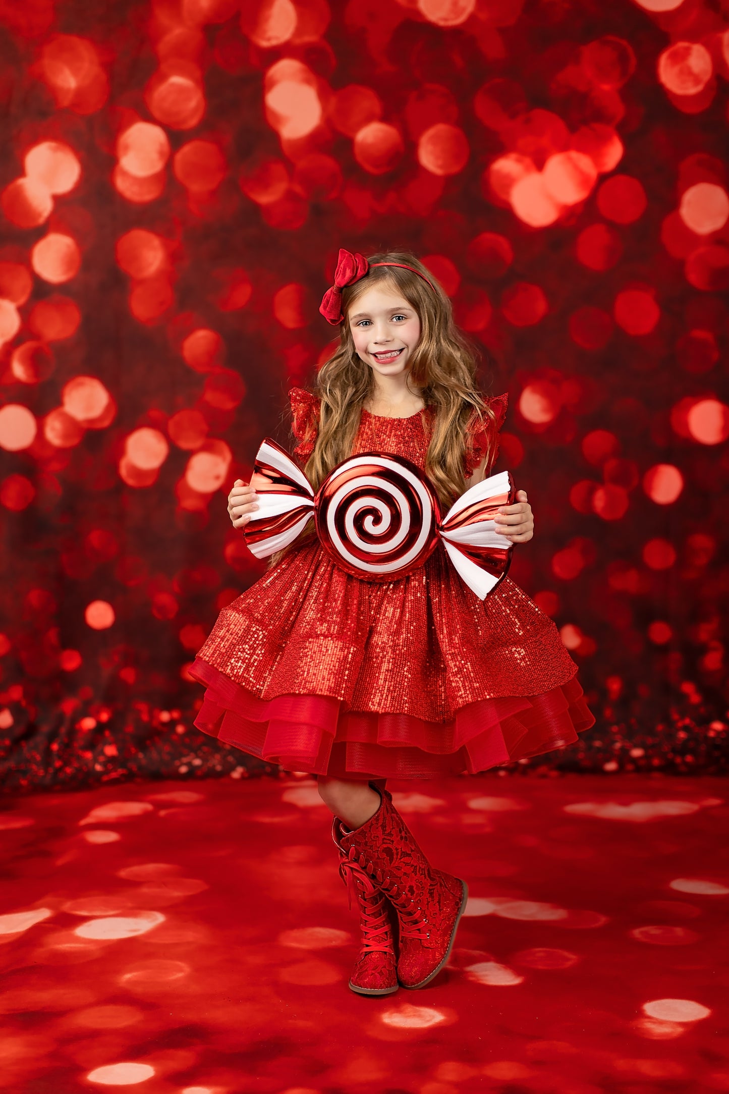 Red Shimmering Stage - Sweep Sizes Only