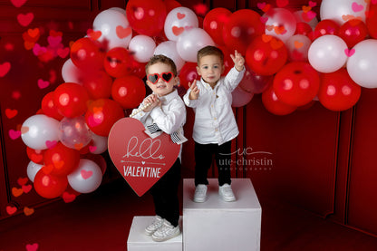 Red Wainscoting Wall