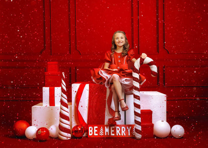 Red Wainscoting Wall