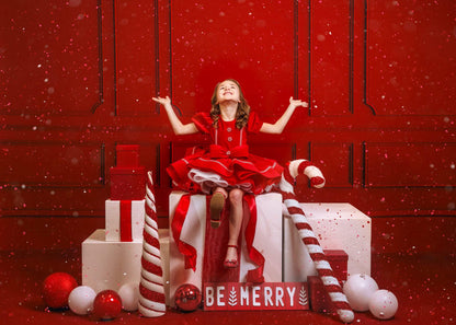 Red Wainscoting Wall