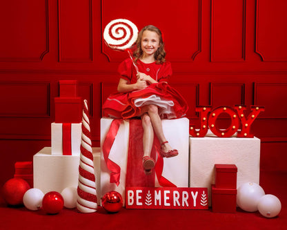 Red Wainscoting Wall