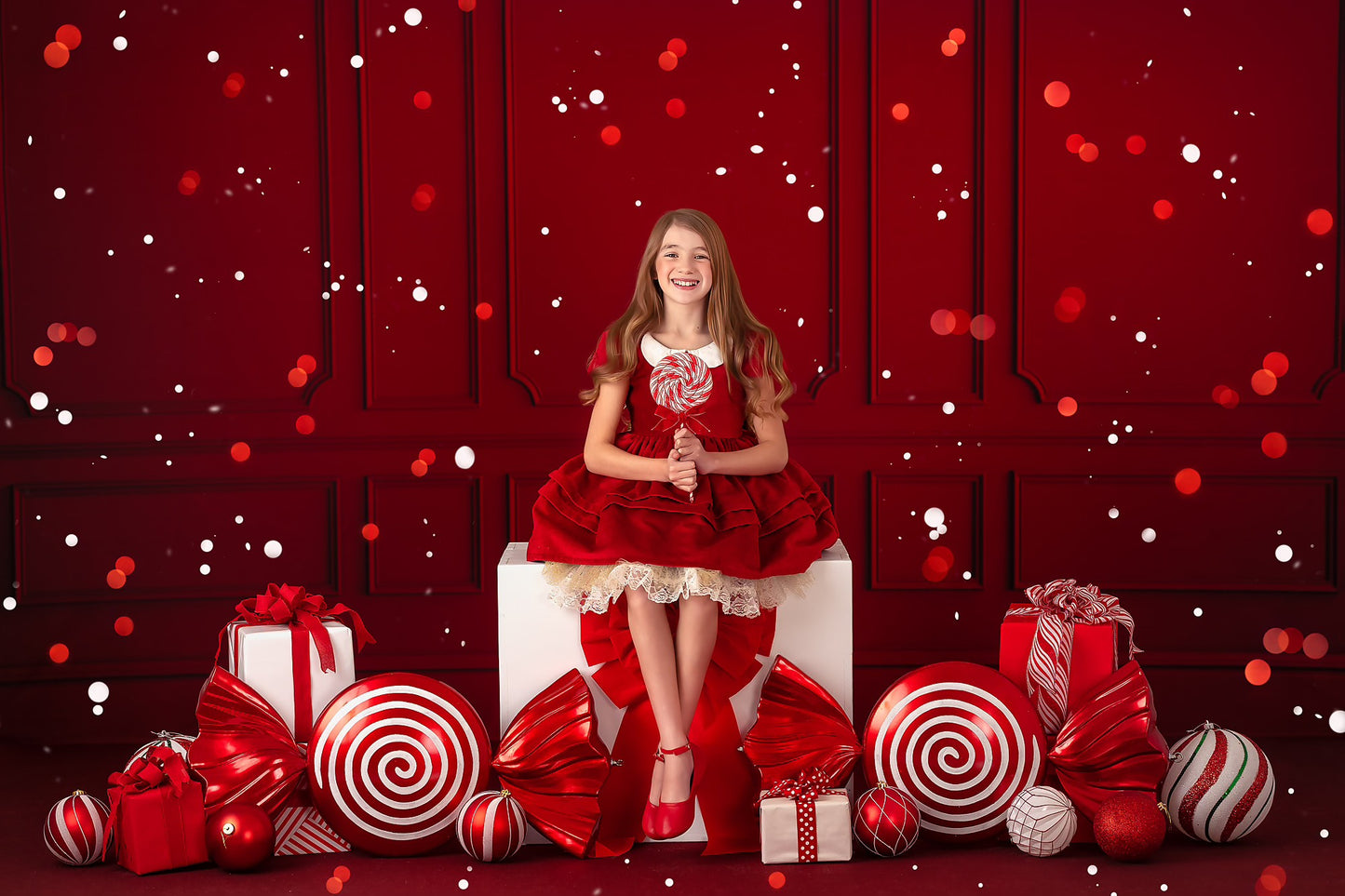 Red Wainscoting Wall