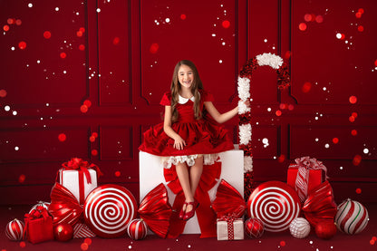 Red Wainscoting Wall