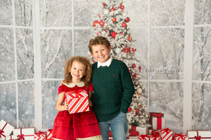 Red & White Holiday Birch 2pc Room