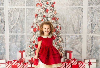 Red & White Holiday Birch