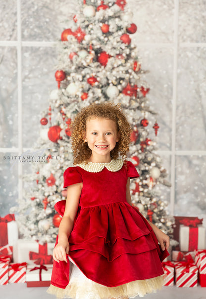 Red & White Holiday Birch 2pc Room