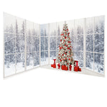 Red & White Winter Evergreens 2pc Room