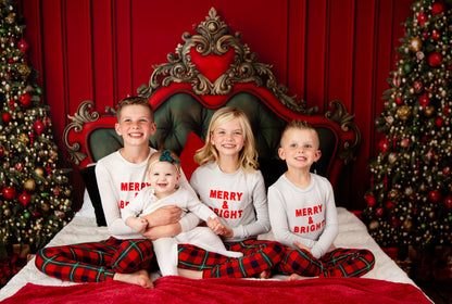 Regal Red & Green Headboard