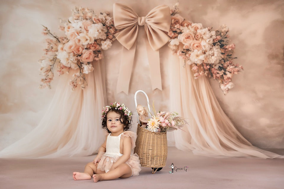 Ribboned Bloom  - With Sweep Option