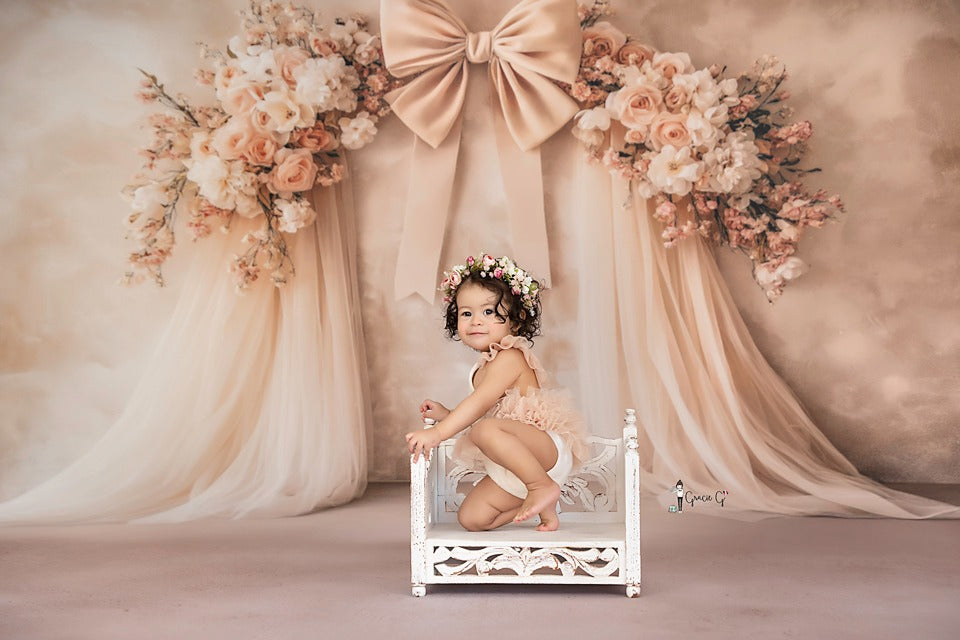 Ribboned Bloom  - With Sweep Option