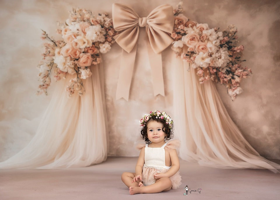 Ribboned Bloom  - With Sweep Option