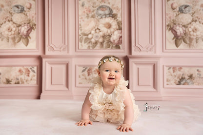 Rose Floral Victorian Wall - With Sweep Option