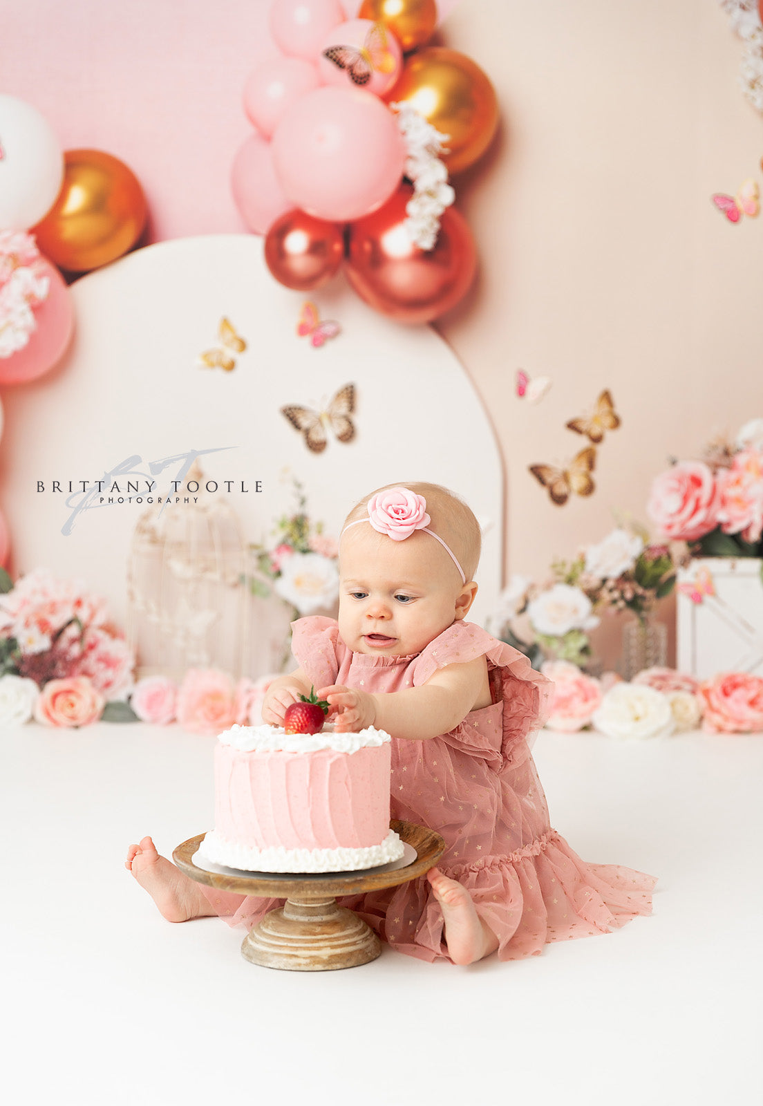 Rose Gold Butterfly Party