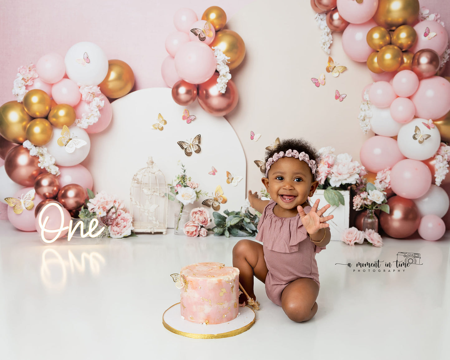 Rose Gold Butterfly Party