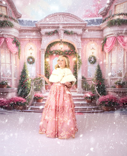 Rose Victorian Christmas - With Sweep Option