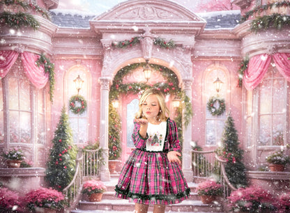 Rose Victorian Christmas - With Sweep Option