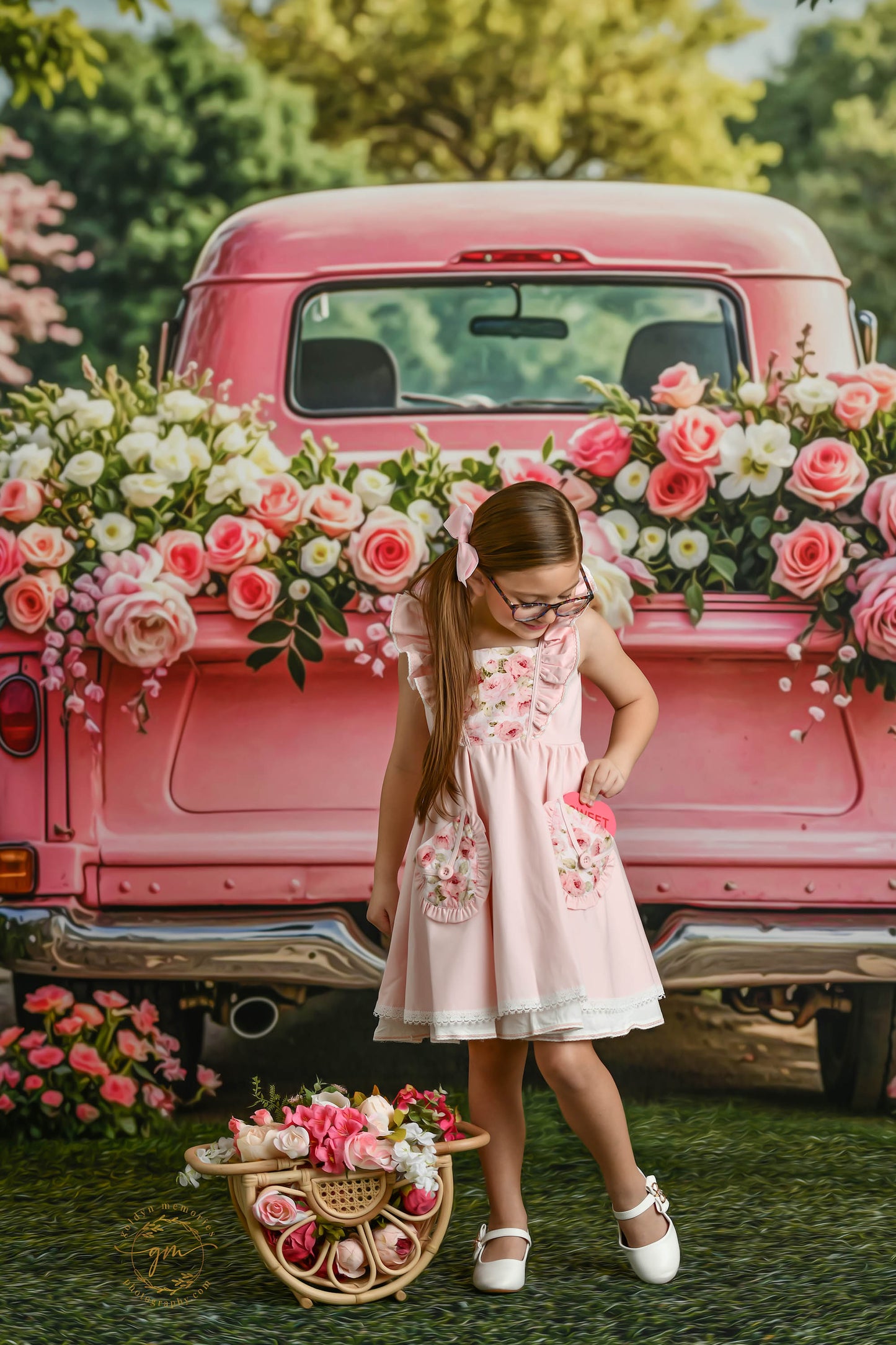 Rosy Little Sweetheart Truck - With Sweep Option