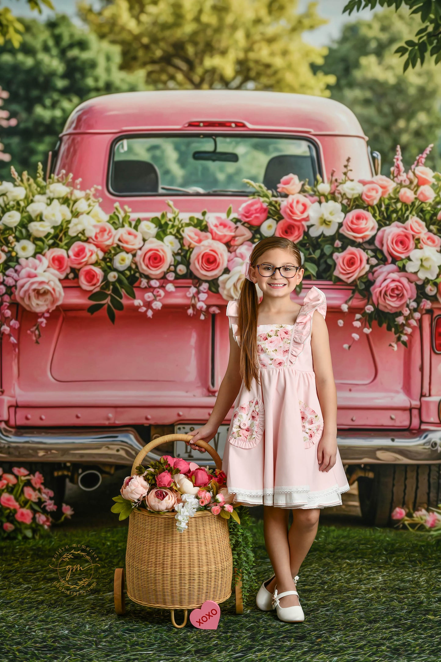 Rosy Little Sweetheart Truck - With Sweep Option