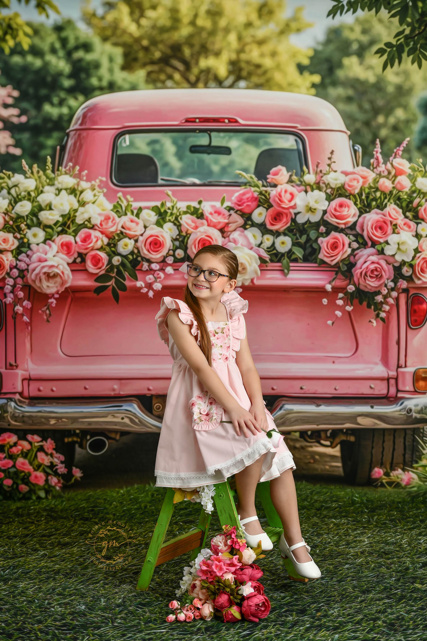 Rosy Little Sweetheart Truck - With Sweep Option