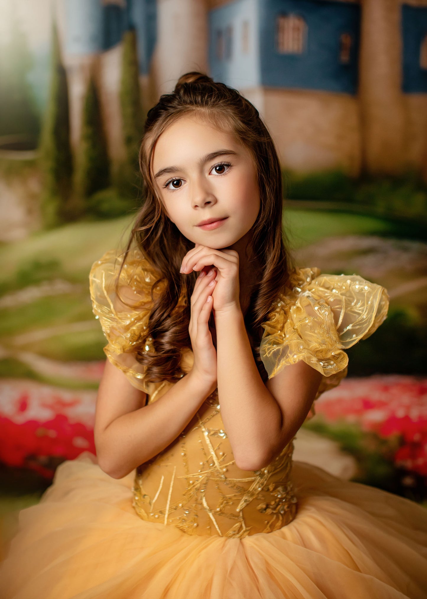 Royal Castle - Blue with Grass- With Sweep Option