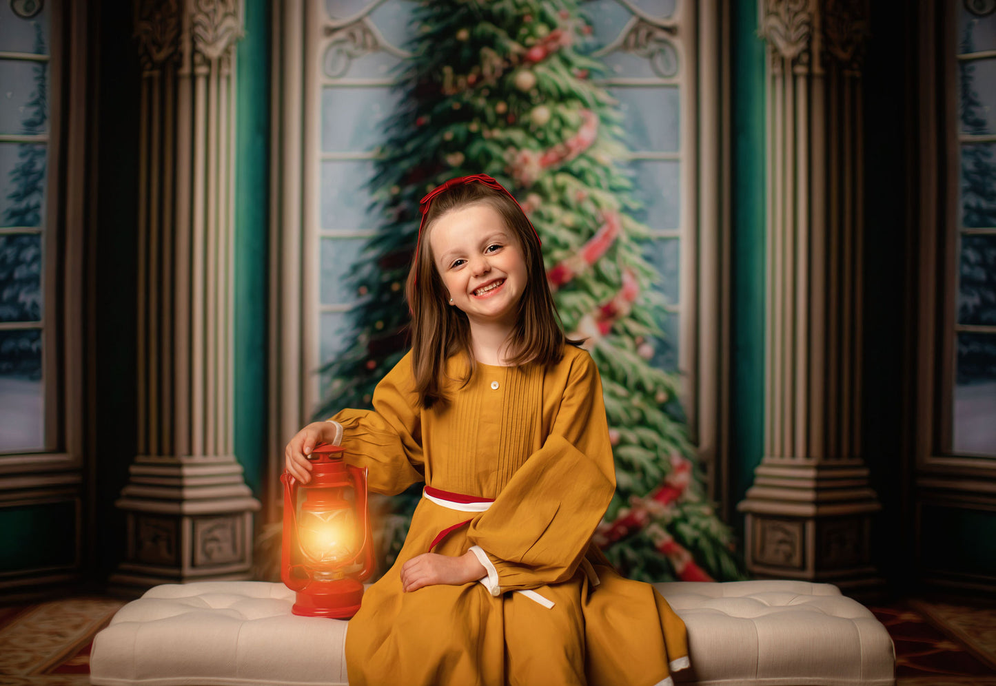 Royal Christmas Tree - Wood Floor Option - with Sweep Option