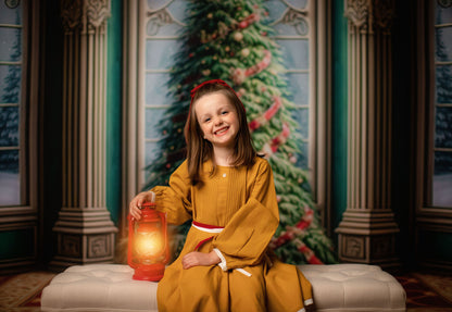 Royal Christmas Tree - Wood Floor Option - with Sweep Option