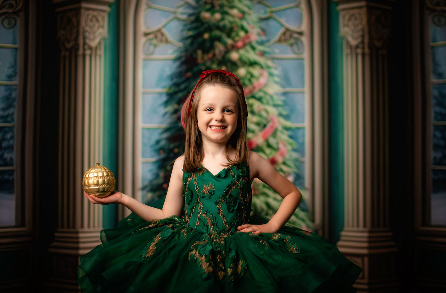 Royal Christmas Tree - Wood Floor Option - with Sweep Option