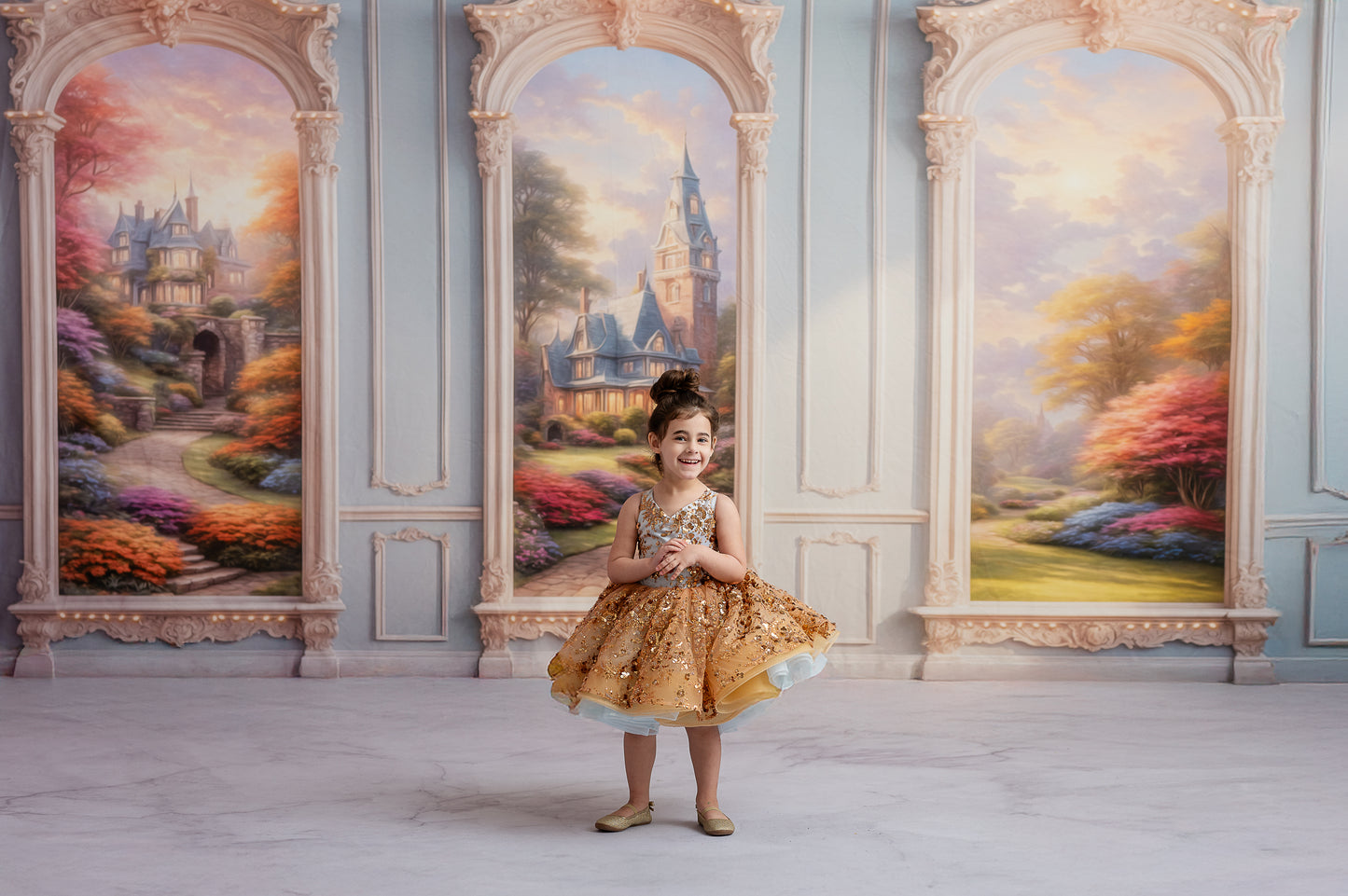 Royal Victorian Wainscoting Wall - With Sweep Option