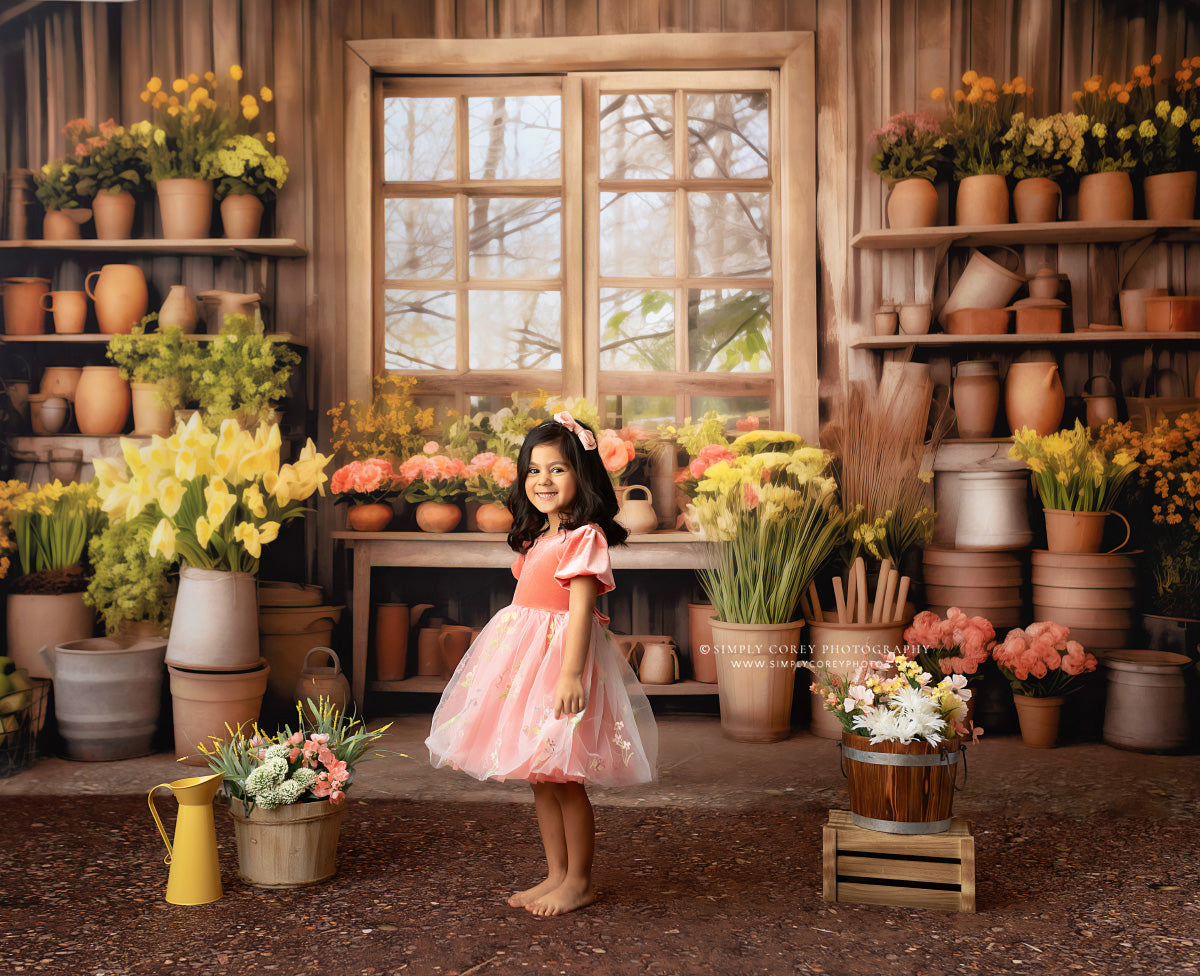 Rustic Greenhouse Garden View 2pc Set