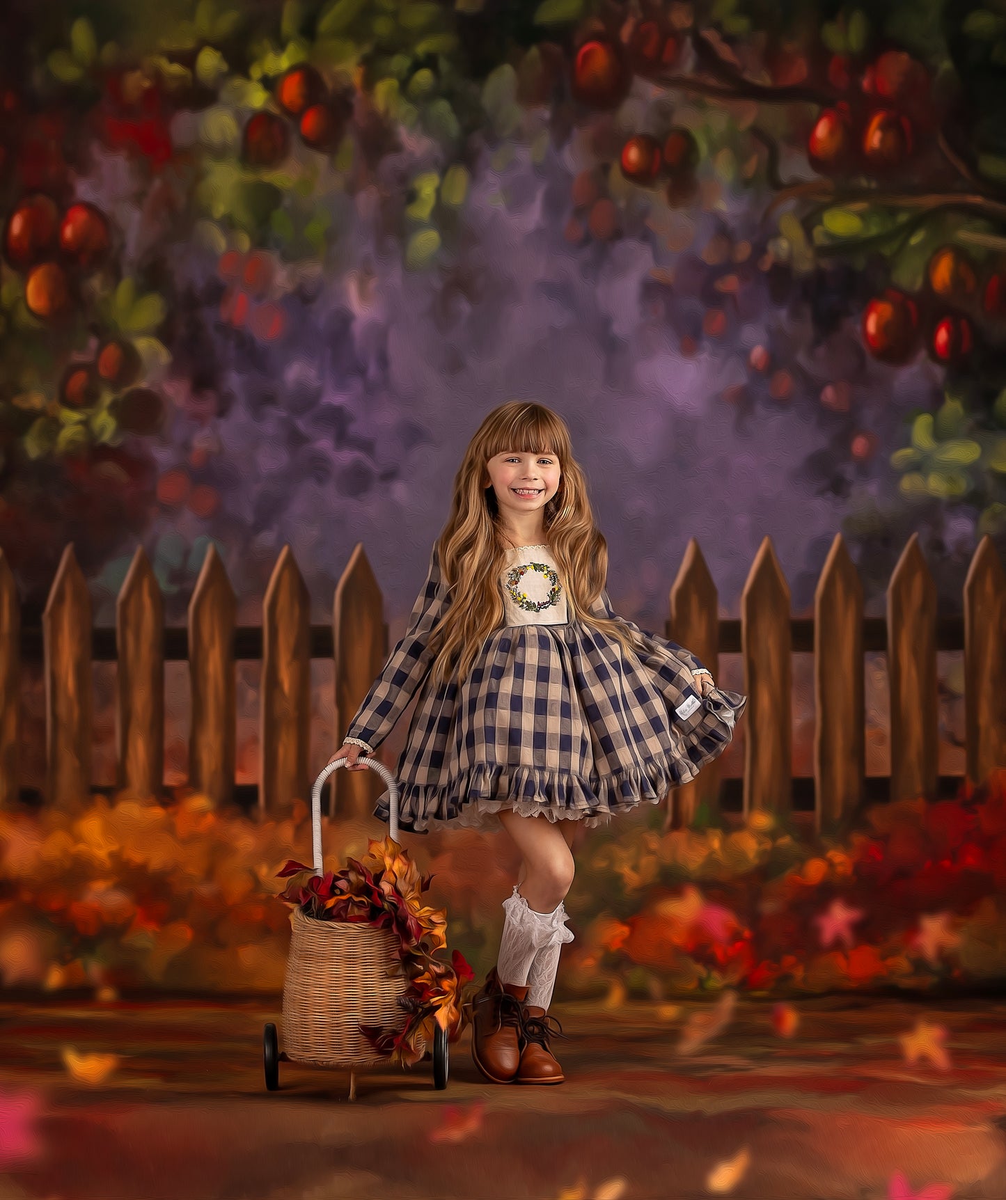 Rustic Apple Grove - With Sweep Option