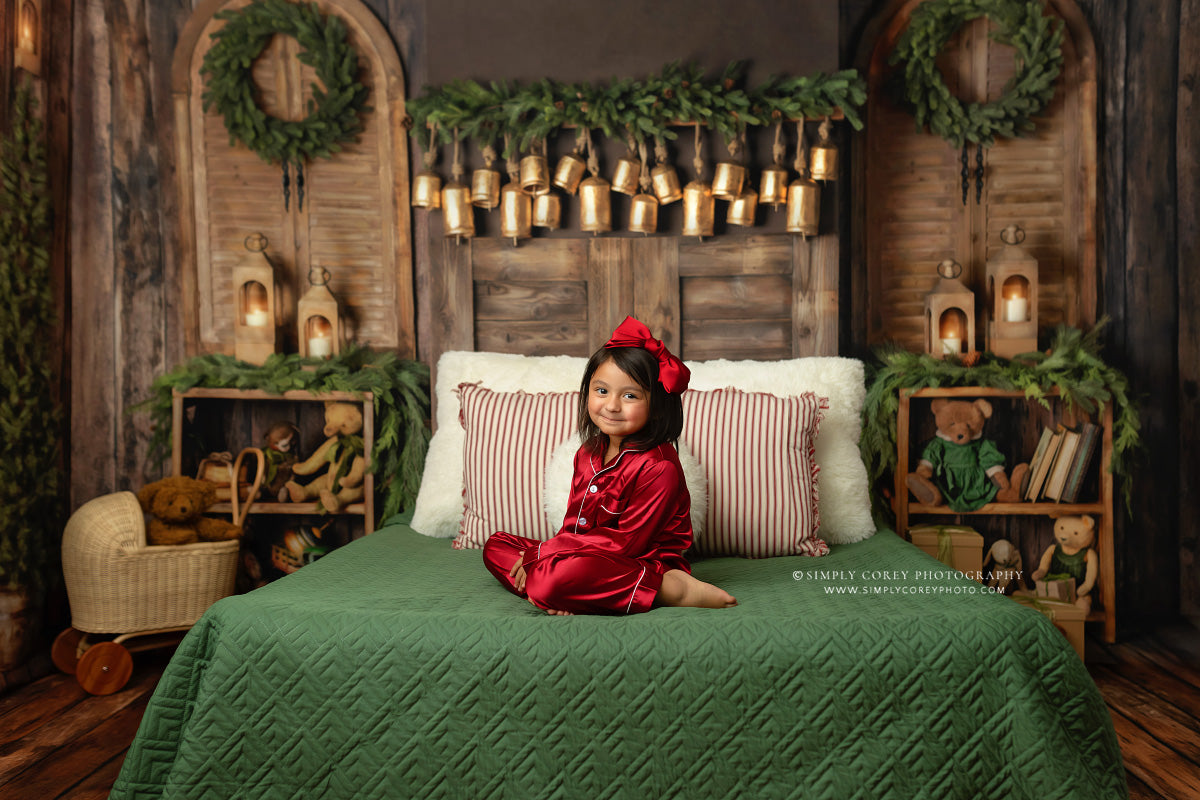 Rustic Christmas Charm Headboard