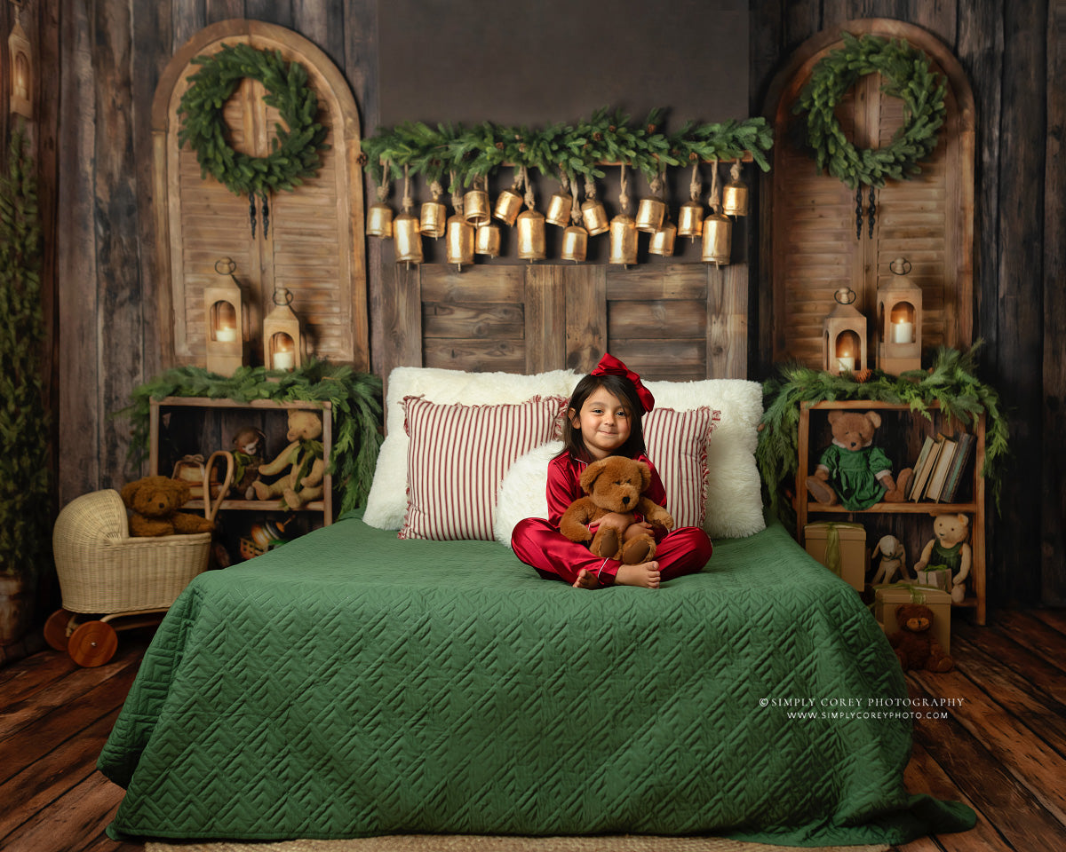 Rustic Christmas Charm Headboard - Room