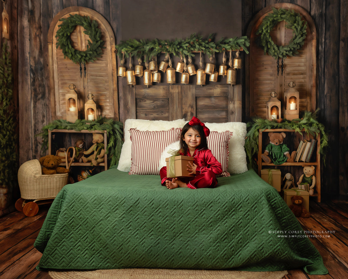 Rustic Christmas Charm Headboard